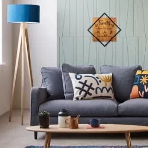 Family Where Life Begins Love Never Ends Walnut Black Decorative Wooden Wall Accessory