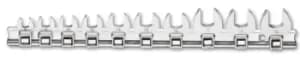 Beta Tools 910CF/SB 10pc 3/8" Square Drive Crowfoot Wrench Rail Set 10-19mm