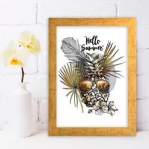 AC1104202583 Multicolor Decorative Framed MDF Painting