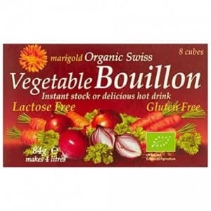 Marigold Organic Swiss Vegetable Bouillon Cubes x8