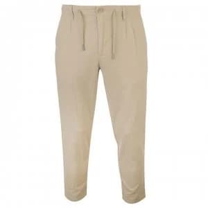 Only and Sons Stretch Linen Trousers - Crockery