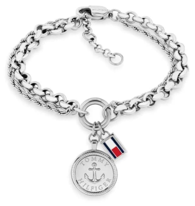 Tommy Hilfiger 2781024 Silver Nautical Charms Bracelet Jewellery