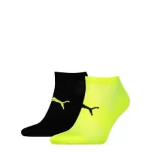 Puma 2 Pack Perfect Trainer Socks - Yellow