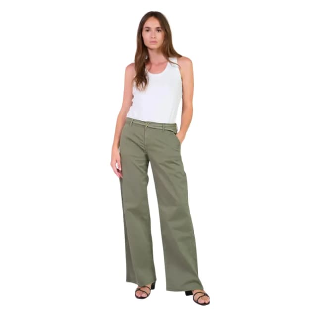 Le Temps des cerises Womens Trousers Le Temps des cerises Tahis Vert Female 24