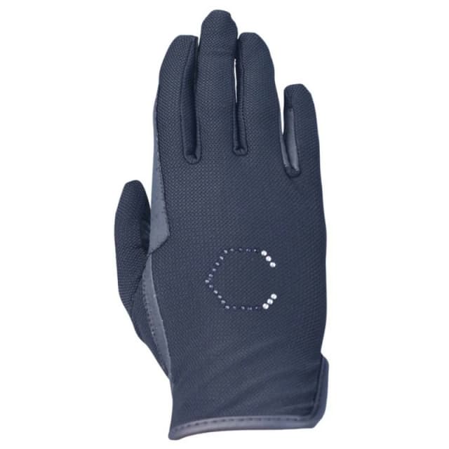 Coldstream Mens Lintlaw Summer Riding Gloves in Navy Size: XS Navy Male XS
