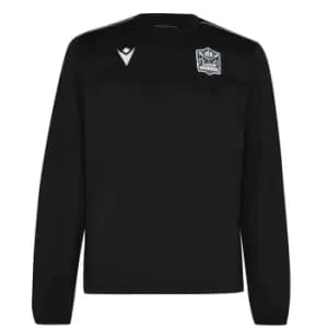 Macron Glasgow Warriors Sweatshirt Mens - Black