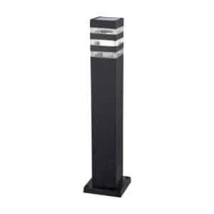 Unter Den Linden Outdoor Floor Bollard Lighting Black, 1 Light IP54, E27