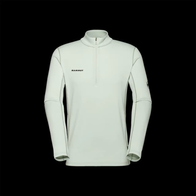 Mammut Mens Aener 1/4 Zip Fleece Silver Sage male Small