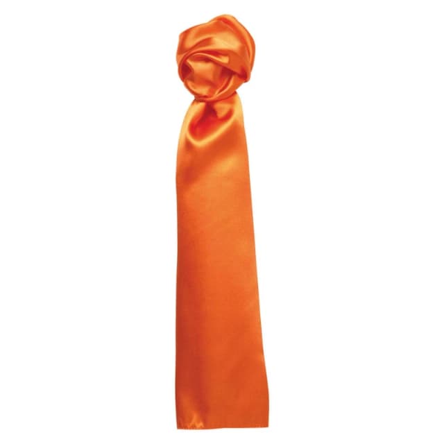 Premier Premier Men Colours Plain Scarf in Orange Orange One Size Male 5063470683215