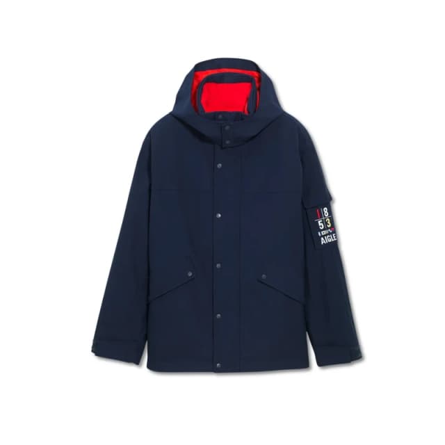 Aigle Short hooded parka Aigle Bleu Male M