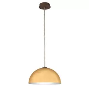 Kolarz cult - Designer Dome Pendant Light Gold - Leaf Copper Finish, 1x E27
