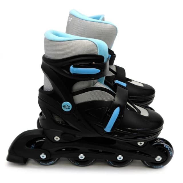 Hot Tuna HotTuna Adjustable Inline Skates Black/Sky Blue male UK 5-8