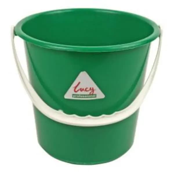 ValueX ValueX Plastic Bucket 10 Litre With Handle Green - 0907086OP 0907086