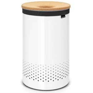 Brabantia Laundry Bin with Cork Lid - 60L White