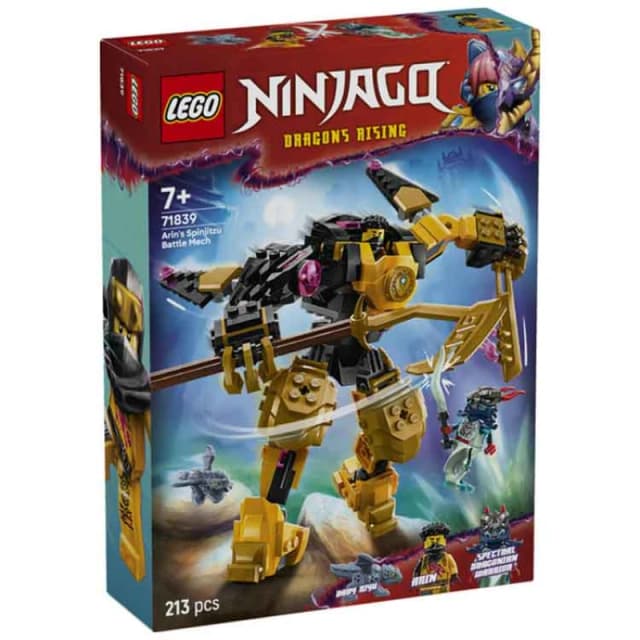 LEGO NINJAGO Arin's Spinjitzu Battle Mech Toy Set 71839