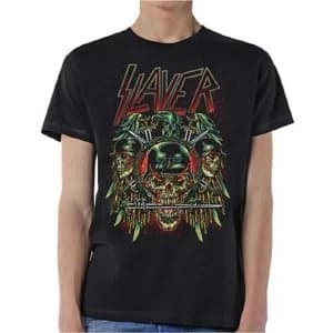 Slayer - Prey with Background Unisex Medium T-Shirt - Black