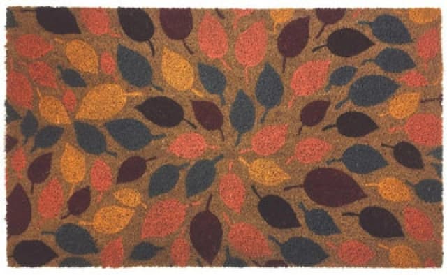 THE RUGS Coir Doormat Gainsborough Leaves 45x75cm Multi unisex
