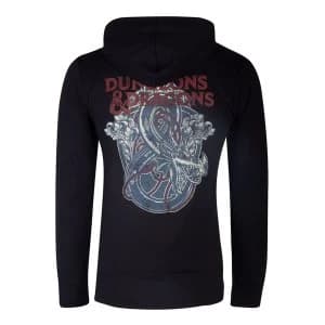 Hasbro - Dungeons & Dragons Iconic Logo Mens Small Hoodie - Black