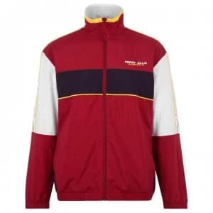 Perry Ellis Track Jacket - Burgundy