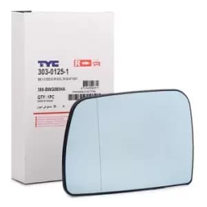 TYC Wing Mirror Glass BMW 303-0125-1 51167039598,7039598