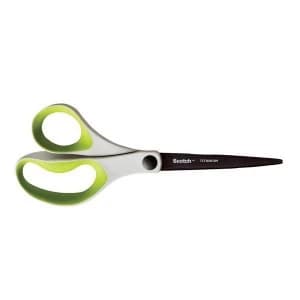 Scotch 1458T Titanium Scissors 200mm Stainless Steel Blades Ambidextrous Comfort Handles Green