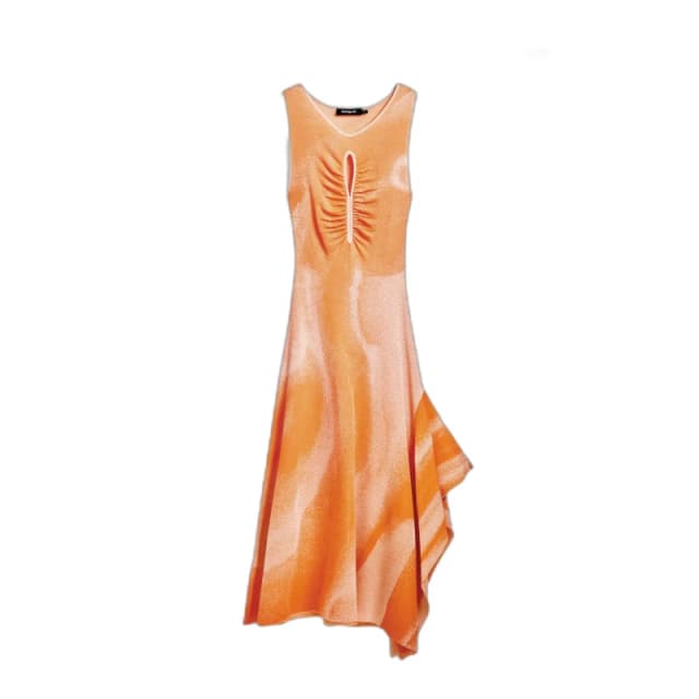 Desigual Womens dress Desigual Tallin Orange Female L