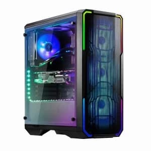 Bitfenix Enso Mesh Midi Tower RGB Gaming Case - Black Tempered Glass