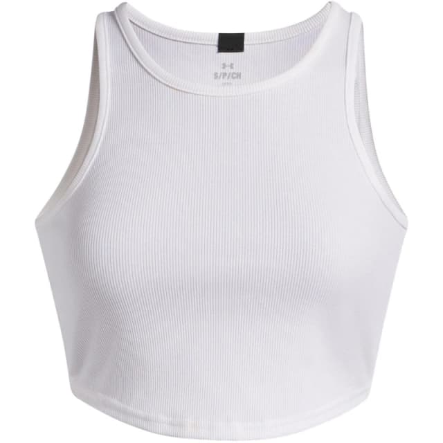 Under Armour Womens Rival Rib Vest White female 14 (L)