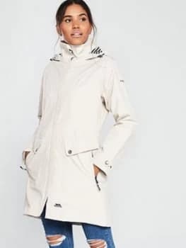 Trespass Rainy Day Waterproof Jacket, Fawn, Size L, Women