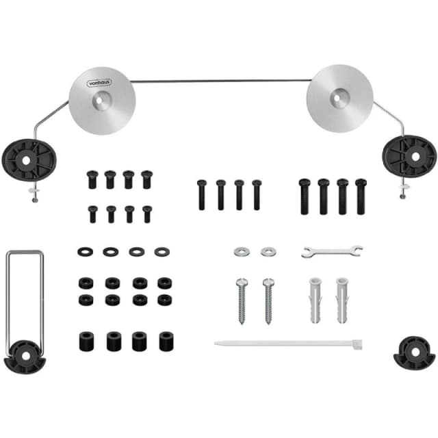 Vonhaus Ultra-Slim Flush TV Bracket For 37-70" Screens, Picture Frame Flat To Wall Wire Mount, 50Kg Capacity, Max Vesa: 800X800mm