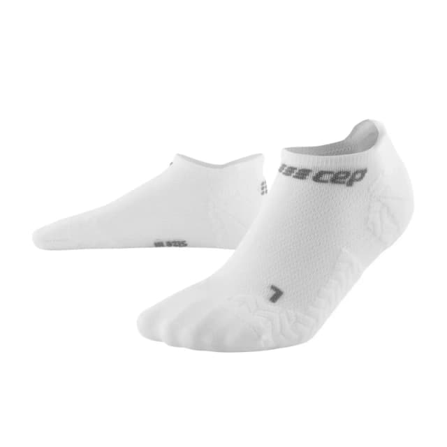 Football Socks CEP Compression Ultralight No Show V3 Blanc Male 45/48