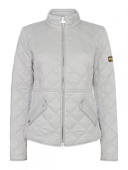 Barbour Delaware Quilted Short Jacket White