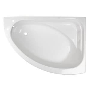 Cooke Lewis Strand RH Acrylic Corner Bath L1495mm W1060mm