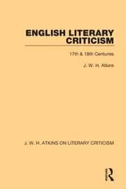 English Literary Criticism 17th & 18th Centuries