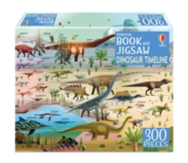 Book and Jigsaw Dinosaur Timeline Paperback / softback