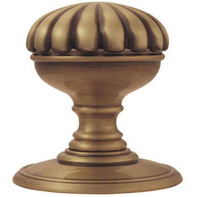 Loops PAIR Flower Design Mortice Door Knob 70mm Diameter Florentine Bronze Multi unisex