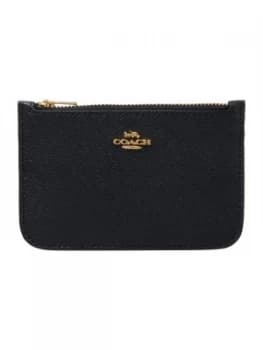 Coach Zip top card case Blue