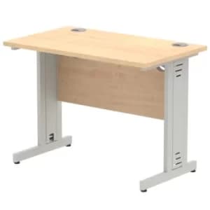 Impulse Cable Managed 1000 Rectangle Desk Maple