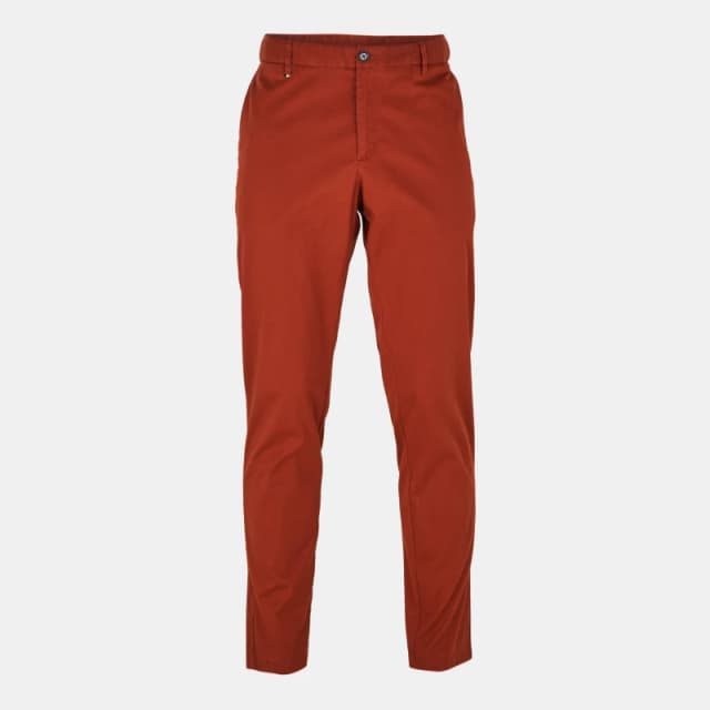 Boss Mens Black Cotton Slim Fit Trousers Medium Red male 42 (52)