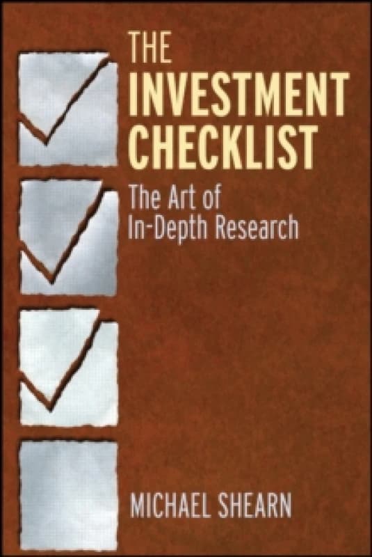 The Investment Checklist : The Art of In-Depth Research Paperback / softback