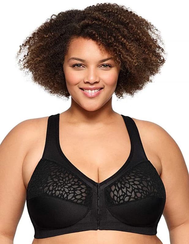 Glamorise Glamorise 1206 Magic Lift Bra Black - Glamorise - Size: 48B Black Female 48B VK92547