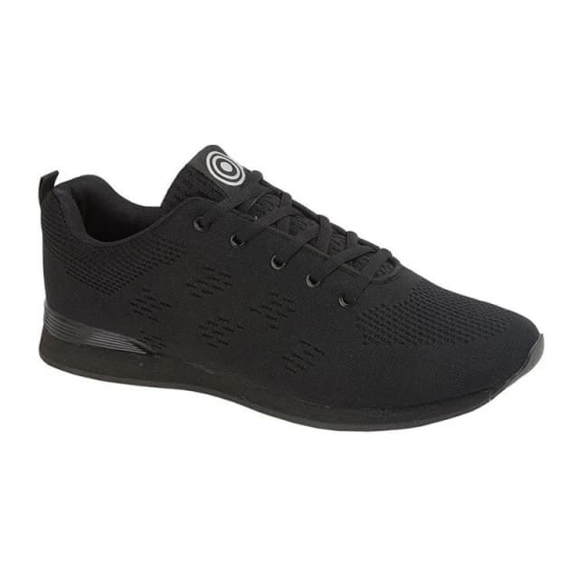 Dek Mens `Target` Bowl Trainers in Black Size: 4 Black Male 4