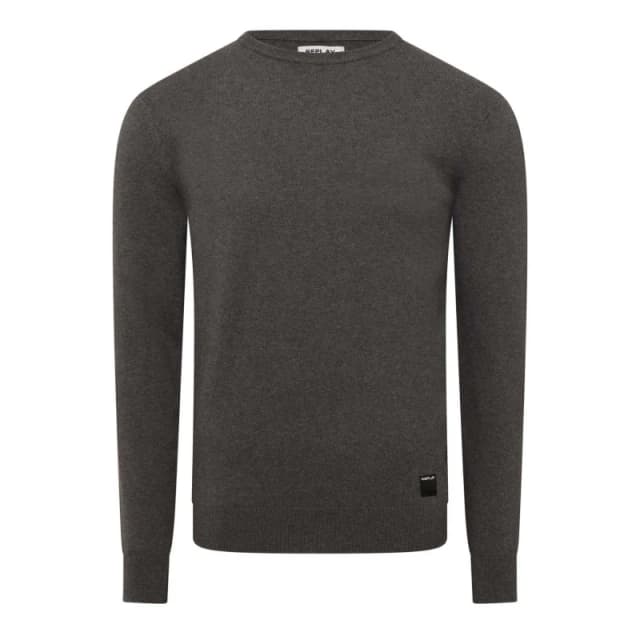 Replay Knitted Crewneck Sweatshirt Grey male S