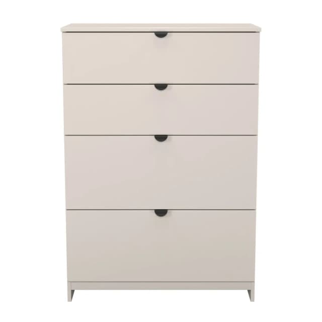 Ready Assembled 2 U Norway 4 Drawer Deep Chest (Ready Assembled) in Taupe Unisex