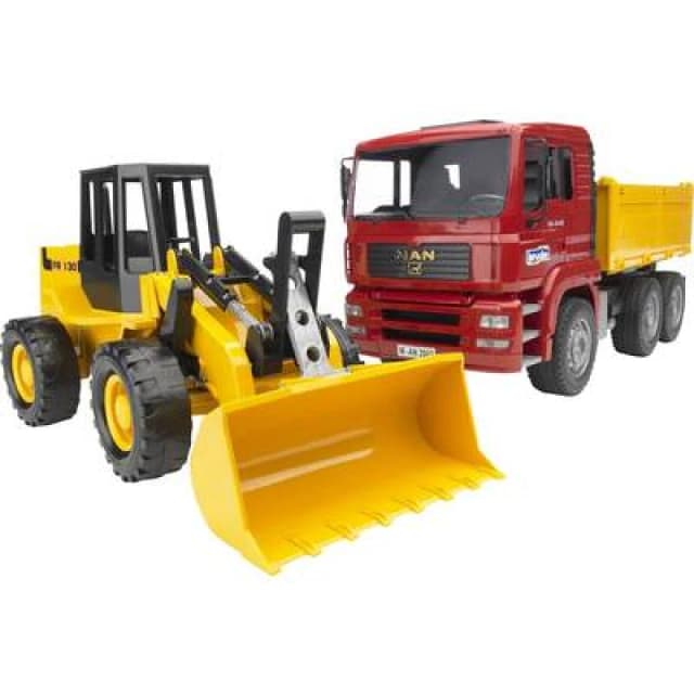 Bruder bruder MAN TGA lift truck and swivel wheel loader Assembled Commercial vehicle 2752