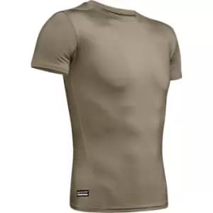 Under Armour HeatGear Comp T Shirt Mens - Brown