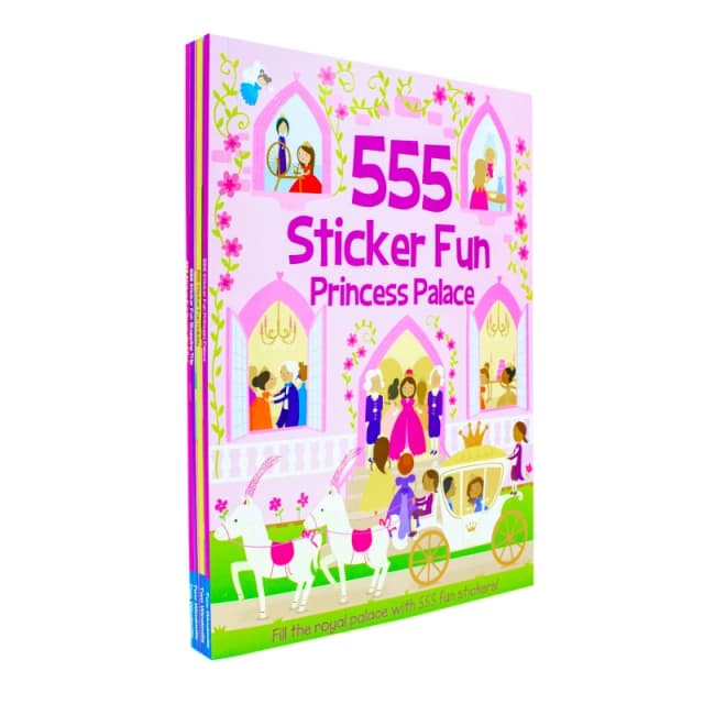 Sticker Dress Up 4 Activity Book Collection Set My Day Out Fashion Shopping, Holiday, Princess Palace and Wedding: (Over 555 Fun Stickers in Each Book