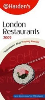 Hardens London Restaurants 2009 Paperback