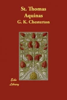 St. Thomas Aquinas by G. K Chesterton Paperback