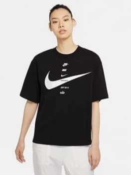 Nike Nsw Swoosh T-Shirt - Black